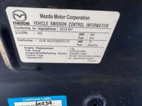 2016 Mazda MAZDA3 i Sport