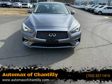 2021 Infiniti Q50 for sale at Automax of Chantilly in Chantilly VA