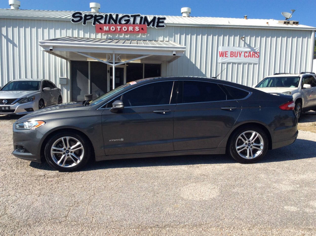 2015 Ford Fusion Hybrid for sale at SPRINGTIME MOTORS in Huntsville, TX