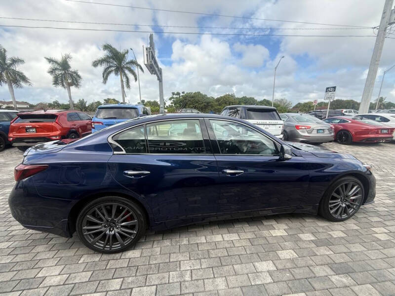 2023 Infiniti Q50 Red Sport 400
