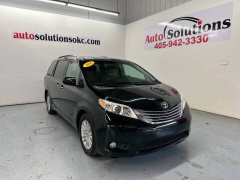 2016 Toyota Sienna for sale at Auto Solutions in Warr Acres OK