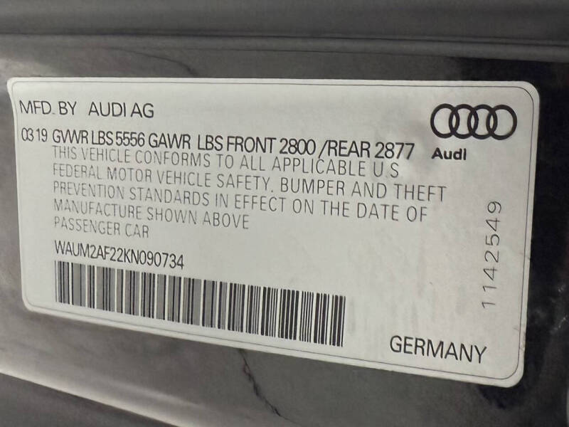 2019 Audi A6 quattro Prestige 55 TFSI