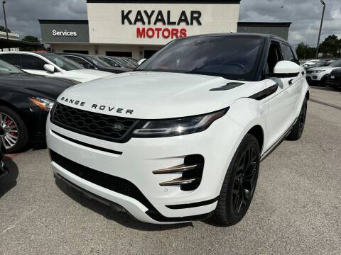2020 Land Rover Range Rover Evoque for sale at KAYALAR MOTORS in Houston TX