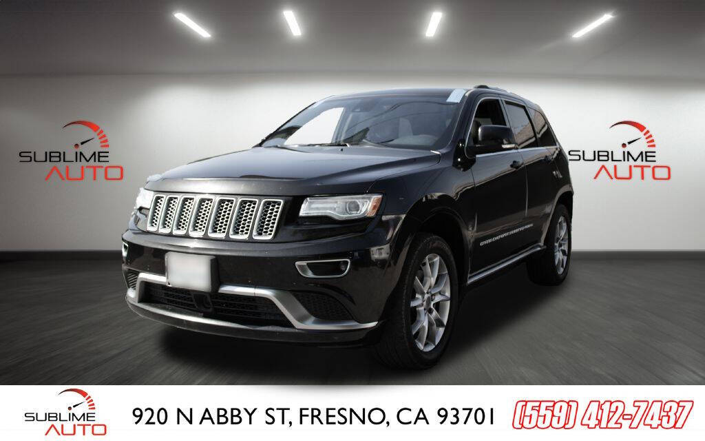 2015 Jeep Grand Cherokee for sale at SUBLIME AUTO in Fresno, CA