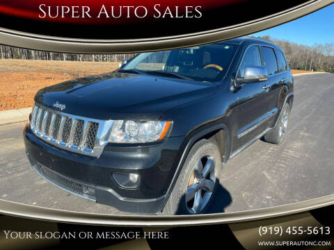 2011 Jeep Grand Cherokee for sale at Super Auto Sales in Fuquay Varina NC