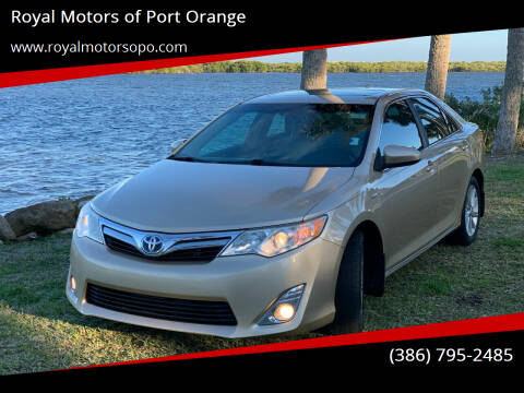 2012 Toyota Camry Hybrid for sale at Royal Motors of Port Orange in Port Orange FL