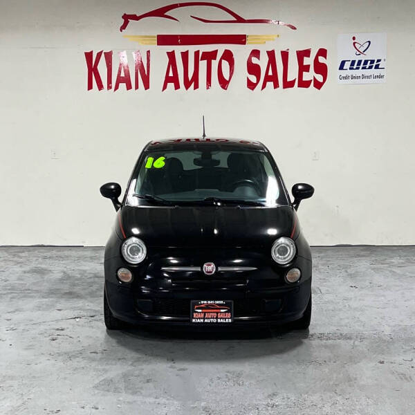 2016 FIAT 500 for sale at Kian Auto Sales in Sacramento CA