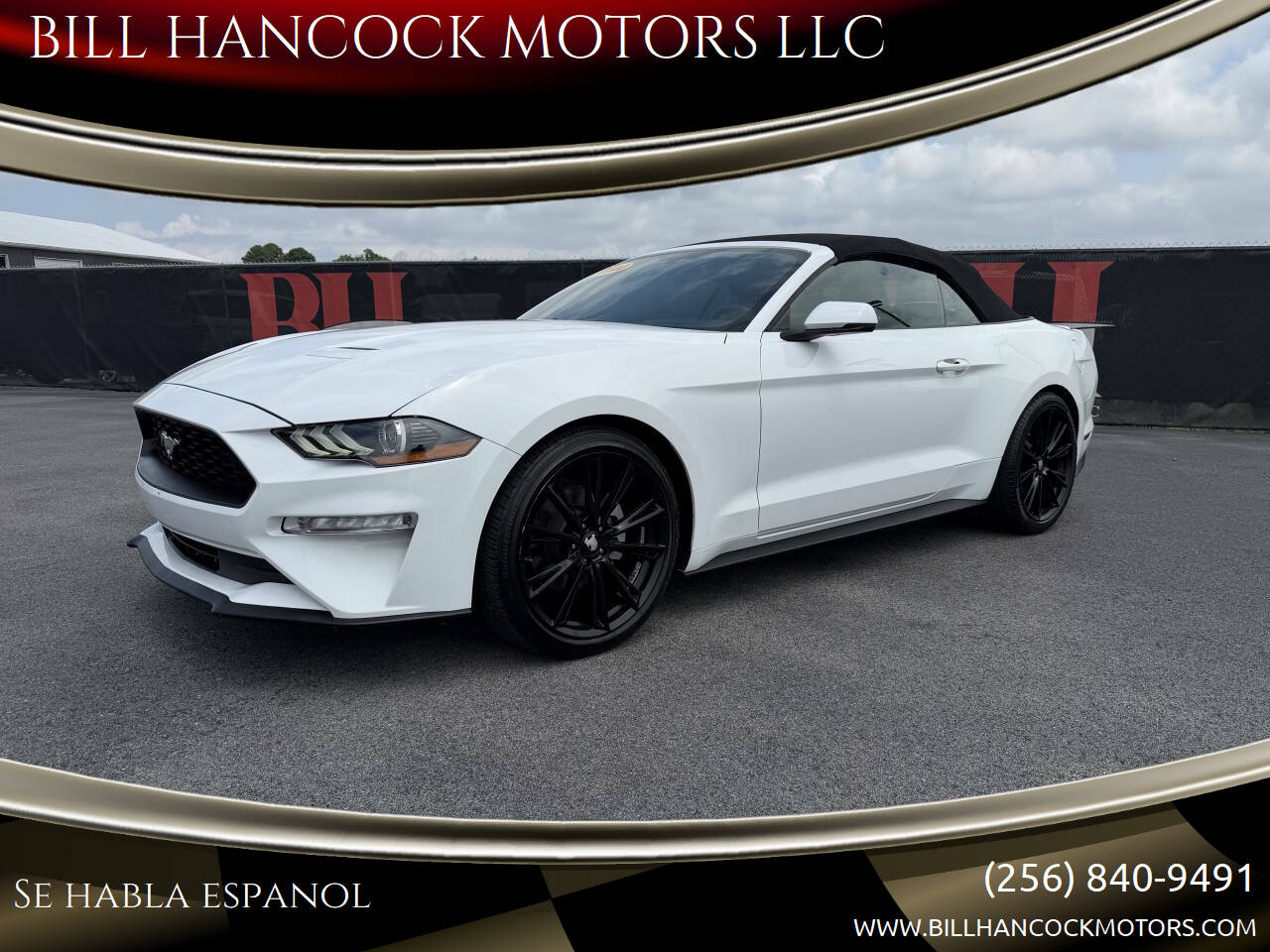 White 2020 Ford Mustang EcoBoost Premium Convertible EcoBoost Premium 2dr Convertible 1