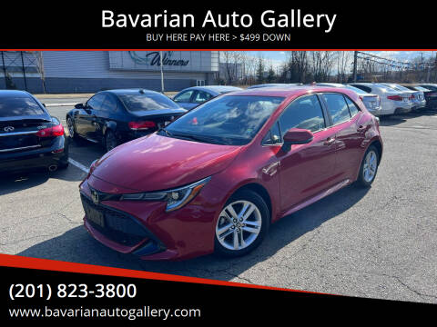 2019 Toyota Corolla Hatchback for sale at Bavarian Auto Gallery in Bayonne NJ