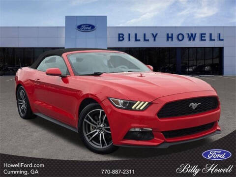 2017 Ford Mustang for sale at BILLY HOWELL FORD LINCOLN in Cumming GA