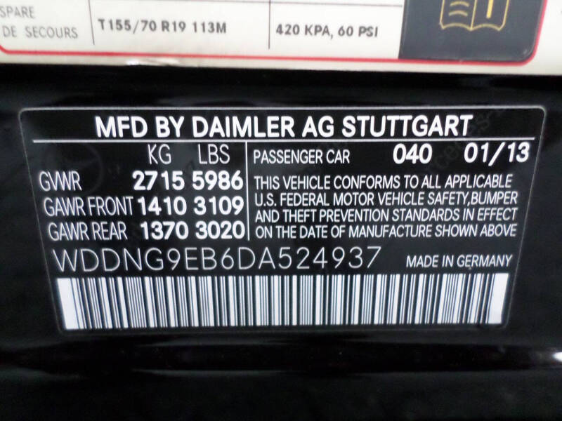 2013 Mercedes-Benz S-Class S 550 4MATIC