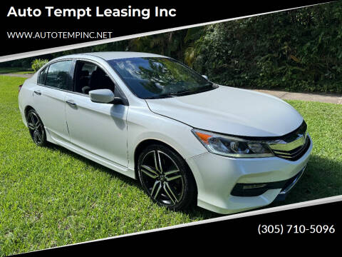 2017 Honda Accord for sale at Auto Tempt  Leasing Inc in Miami FL