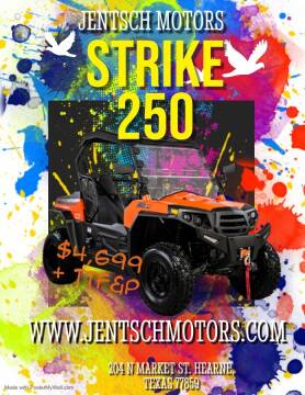 2020 HISUN STRIKE 250 for sale at JENTSCH MOTORS in Hearne TX