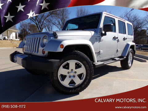 2011 Jeep Wrangler Unlimited for sale at Calvary Motors, Inc. in Bixby OK