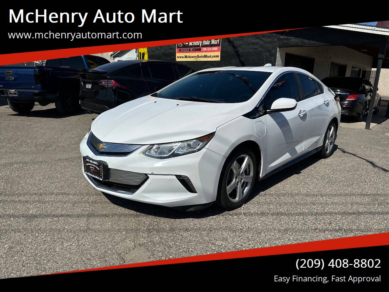 White 2017 Chevrolet Volt LT LT 4dr Hatchback 1