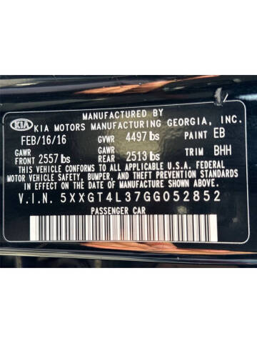 2016 Kia Optima LX