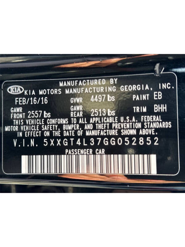 2016 Kia Optima LX