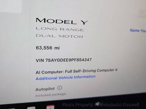 2023 Tesla Model Y Long Range