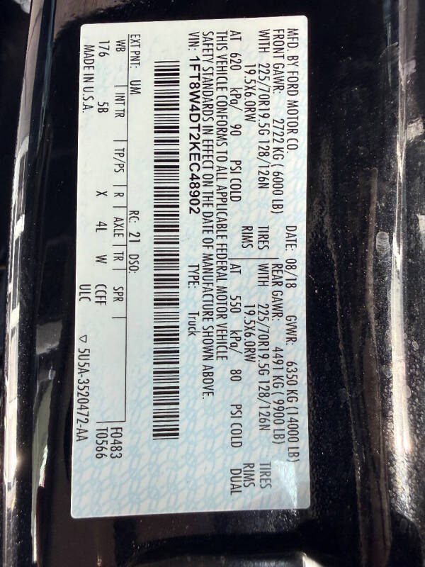 2019 Ford F-450 Super Duty Lariat