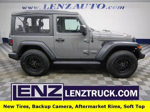 2020 Jeep Wrangler for sale at LENZ TRUCK CENTER in Fond Du Lac WI