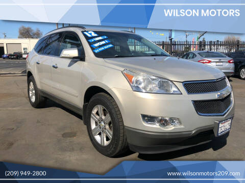 2012 Chevrolet Traverse for sale at WILSON MOTORS in Stockton CA