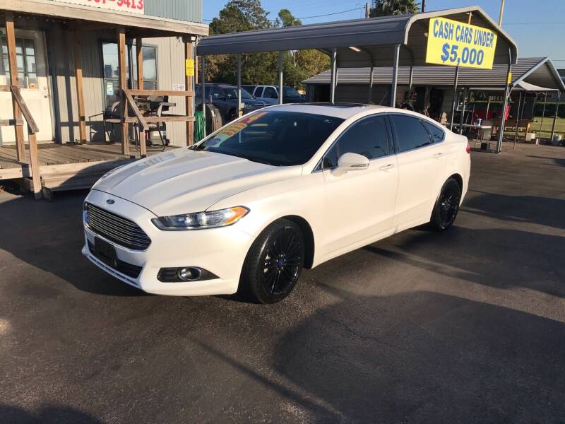 2014 Ford Fusion for sale at Texas 1 Auto Finance in Kemah TX