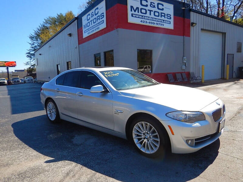 2012 BMW 5 Series for sale at C & C MOTORS in Chattanooga TN