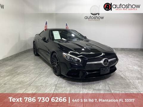 2018 Mercedes-Benz SL-Class for sale at AUTOSHOW SALES & SERVICE in Plantation FL