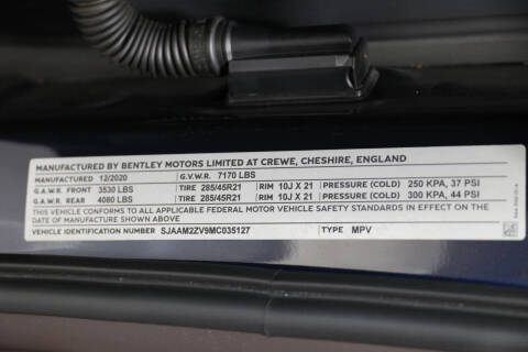 2021 Bentley Bentayga V8
