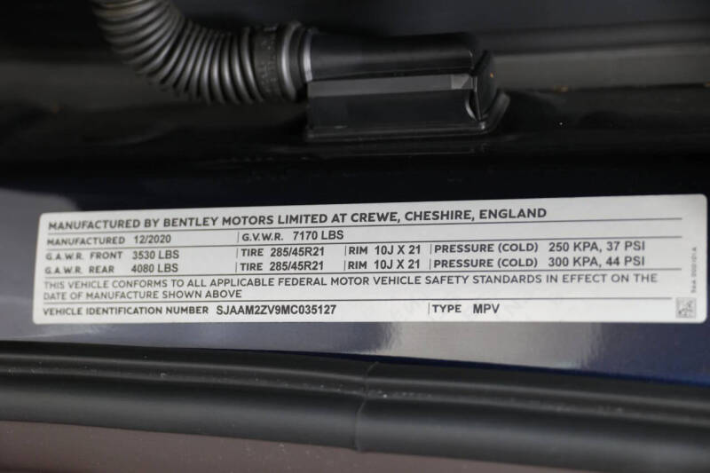 2021 Bentley Bentayga V8