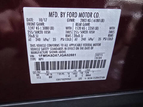 2018 Ford Explorer XLT