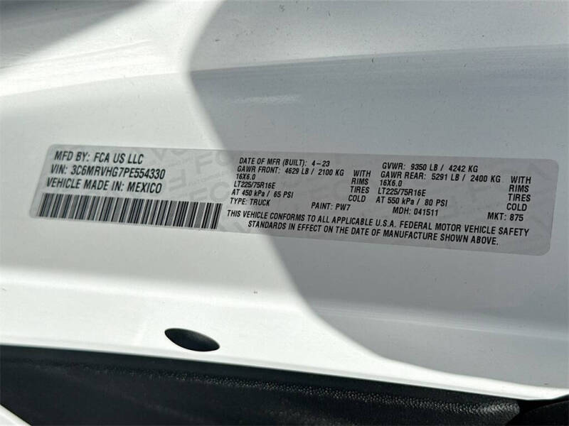 2023 RAM ProMaster 3500 159 WB