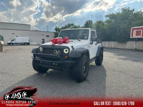 2010 Jeep Wrangler for sale at Elmora Motor Sport in Elizabeth NJ