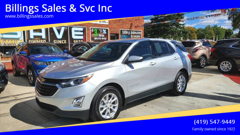 2020 Chevrolet Equinox for sale at Billings Sales & Svc Inc in Clyde OH