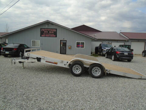 2023 RC 8.5X20 FT ALUMINUM CAR TRAILER for sale at PREFERRED AUTO SALES in Lockridge IA