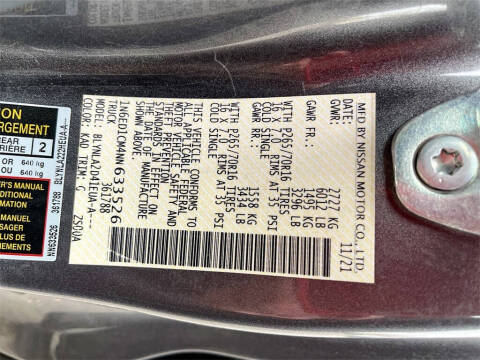 2022 Nissan Frontier S