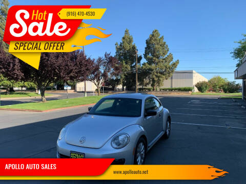 2013 Volkswagen Beetle for sale at APOLLO AUTO SALES in Sacramento CA