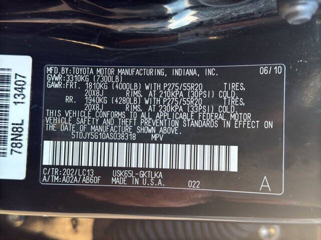 2010 Toyota Sequoia Limited