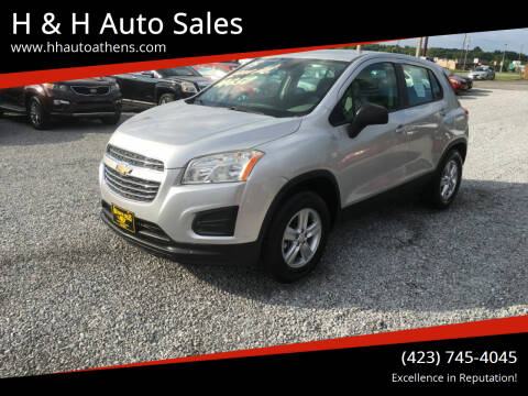 2015 Chevrolet Trax for sale at H & H Auto Sales in Athens TN