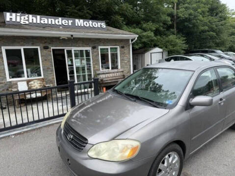 2003 Toyota Corolla CE
