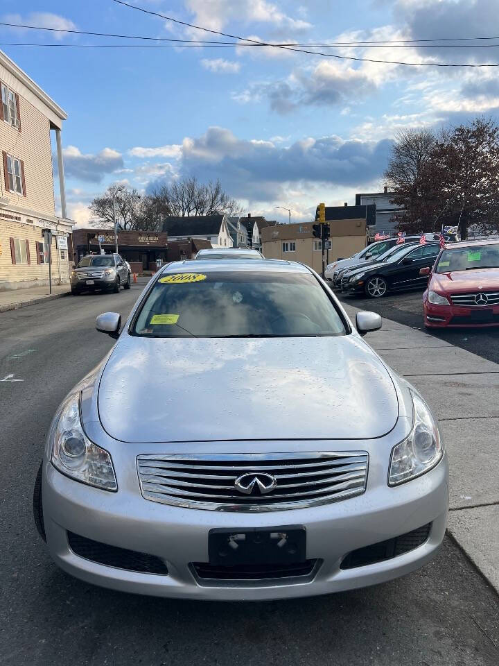 2008 INFINITI G35 for sale at 550 MOTORS in Winthrop, MA