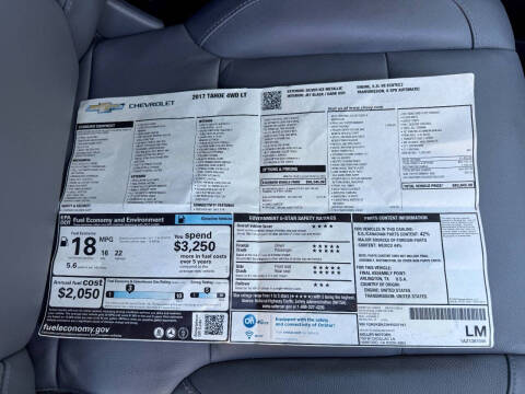 2017 Chevrolet Tahoe LT