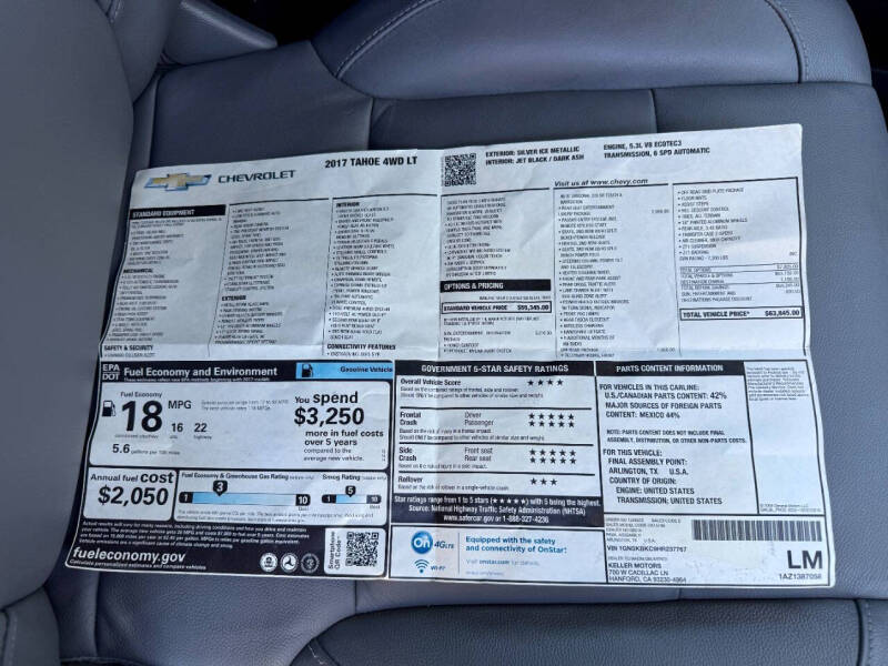 2017 Chevrolet Tahoe LT