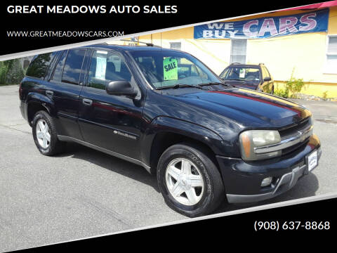 2003 Chevrolet TrailBlazer for sale at GREAT MEADOWS AUTO SALES in Great Meadows NJ