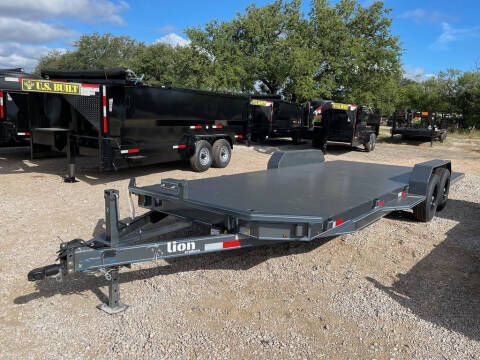 2024 LION  - Steel Deck Car Hauler Trail for sale at LJD Sales in Lampasas TX