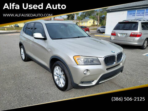 2013 BMW X3 for sale at Alfa Used Auto in Holly Hill FL