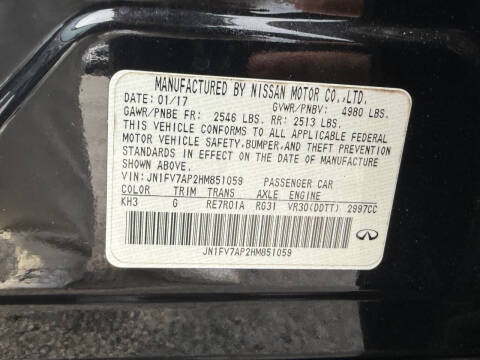 2017 Infiniti Q50 Red Sport 400