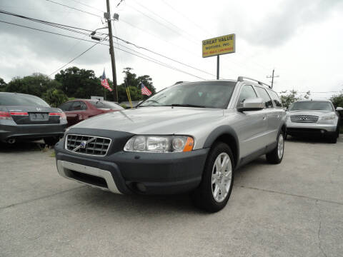 2007 Volvo XC70 for sale at GREAT VALUE MOTORS in Jacksonville FL