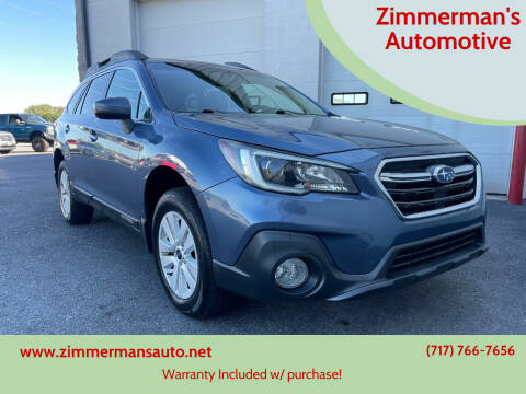 2018 Subaru Outback for sale at Zimmerman's Automotive in Mechanicsburg PA