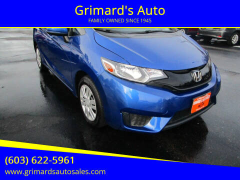 2017 Honda Fit for sale at Grimard's Auto in Hooksett NH